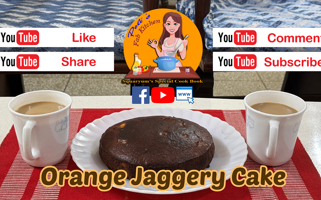 Orange Jaggery Cake